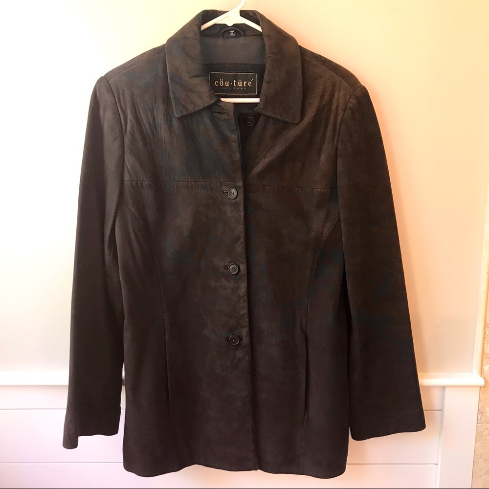 Couture by J.Park Brown Suede Jacket